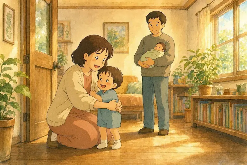 둘째 퇴소 후 첫째 샘내기를 방지하기 위한 첫 단추를 준비해 봅니다.