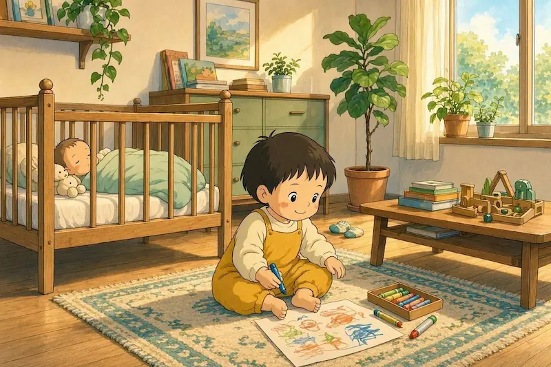 첫째와 둘째가 함께 공존하는 평화로움이 목표이다.
