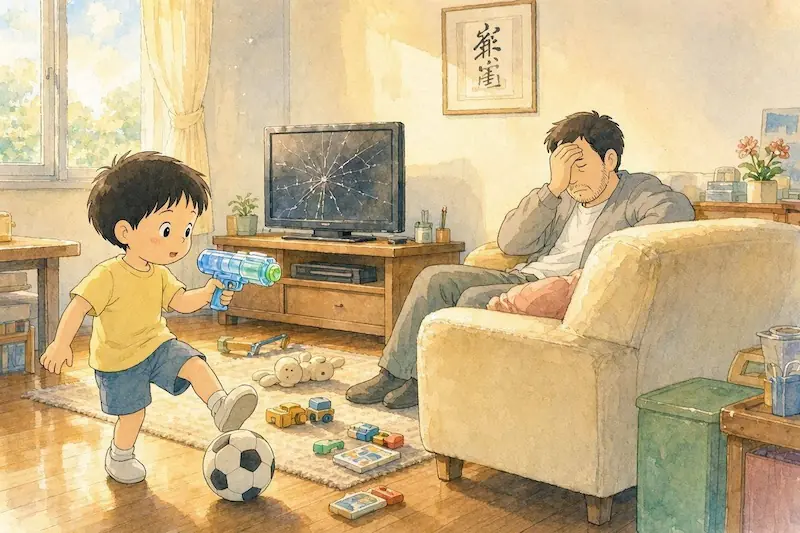 아들을 키우는 경우 일상생활 배상책임은 정말 필수에요!