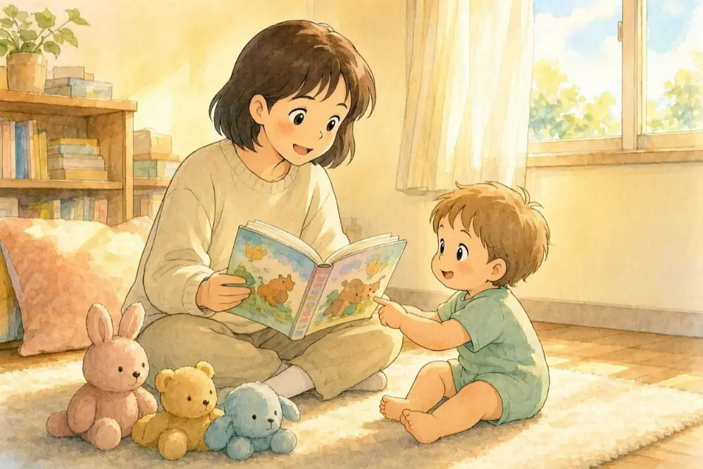 그림책 읽어주는 것은 여러모로 아이의 발달에 좋습니다.