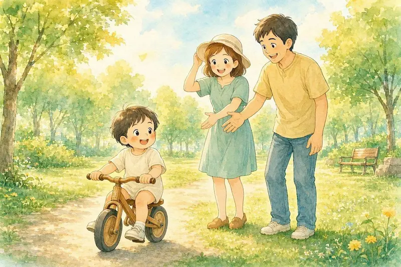 탈것은 걸음마를 완벽히 마친 후 시작해도 늦지 않아요!