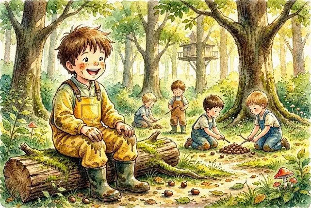 에너지 넘치는 아이 숲유치원 보내도 될까